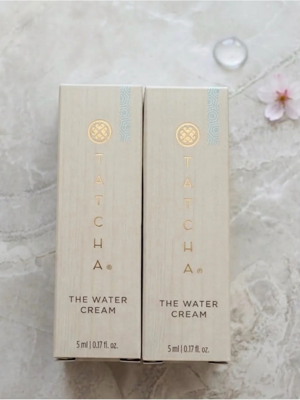 2 TATCHA THE WATER CREAM 5ml each